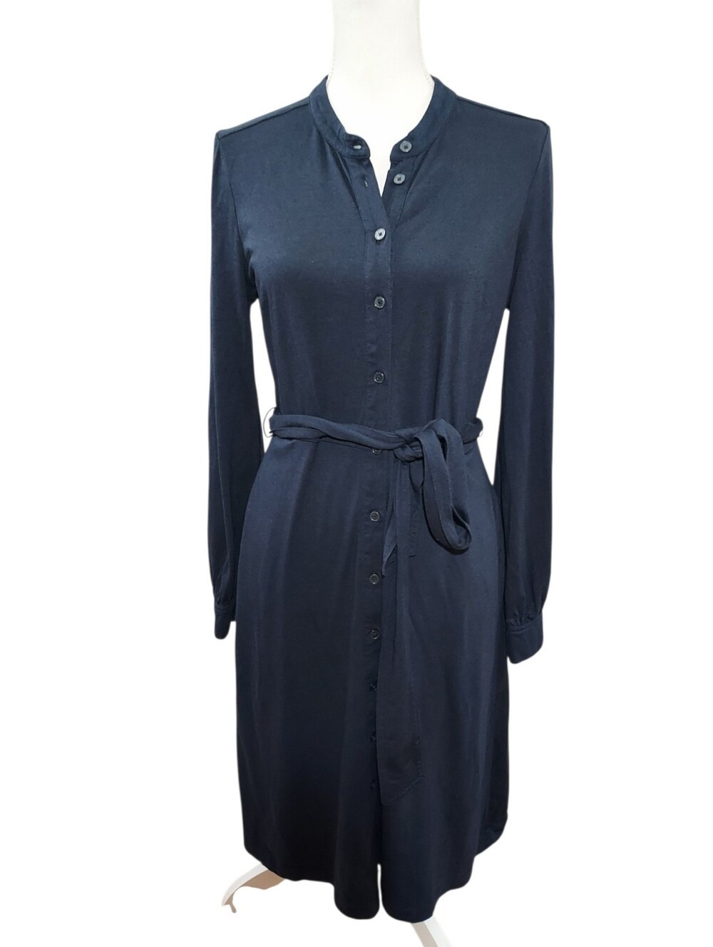 Boden Navy Julia Shirt Dress with Tie Waist 8 - Picture 2 of 14